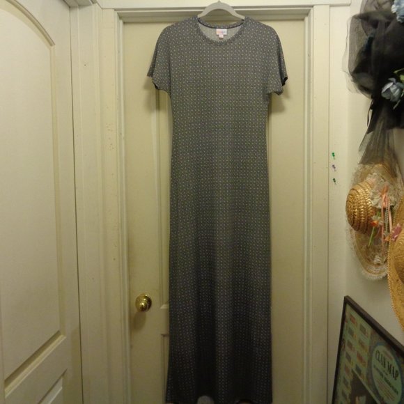 SOFT GIRL LULU ROE TINY FLOWERS BLACK & WHITE MAXI DRESS XXS - Picture 1 of 7